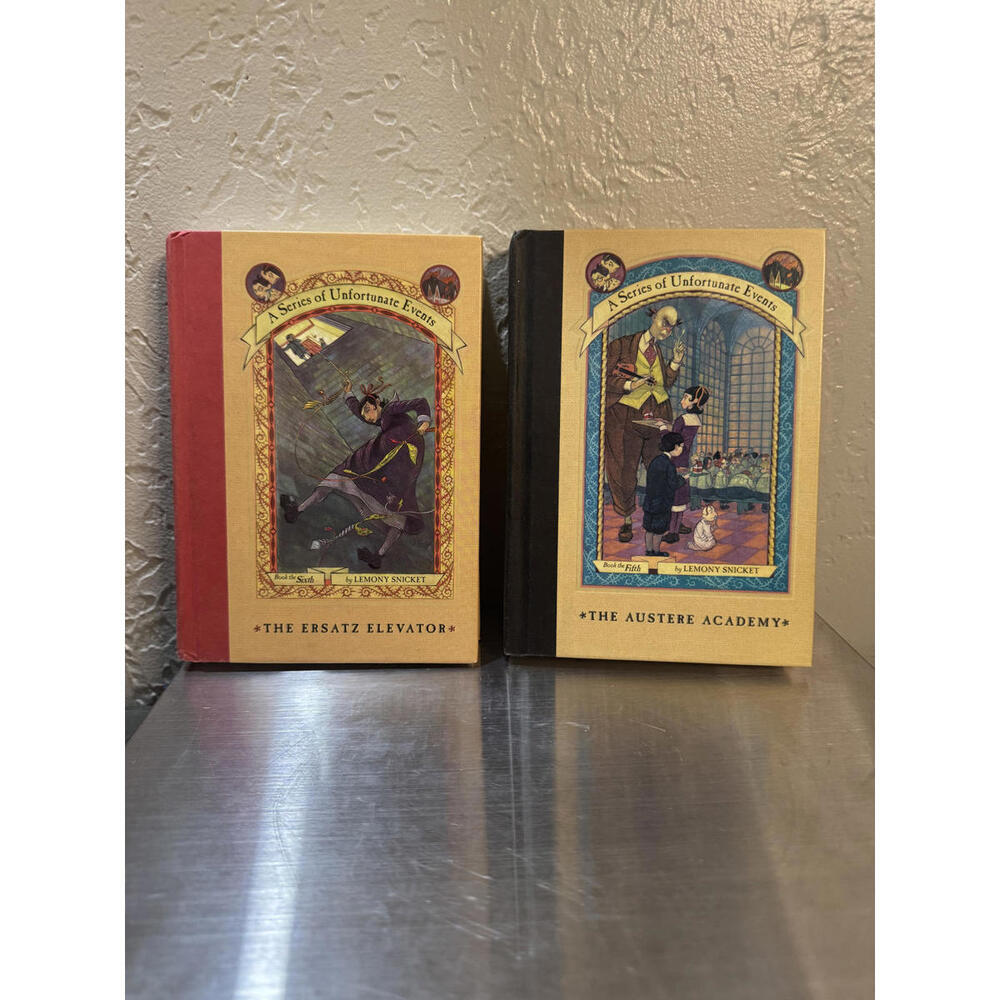 A Series of Unfortunate Events: The Austere Academy by Lemony Snicket Book 5&6